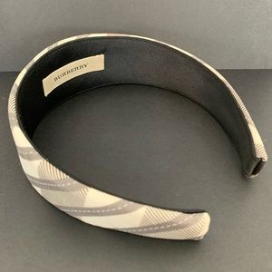 Burberry Headband ( cream, gray, white, red, and black)